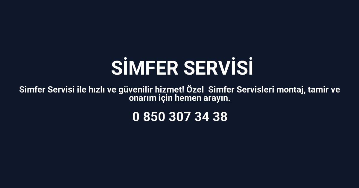 İstanbul Simfer Servisi